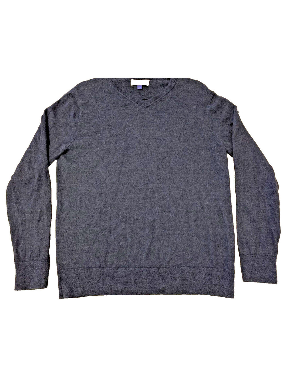 Artefact Merino Wool Sweater Men's Large Blue V-Neck Lightweight - 100% Merino
